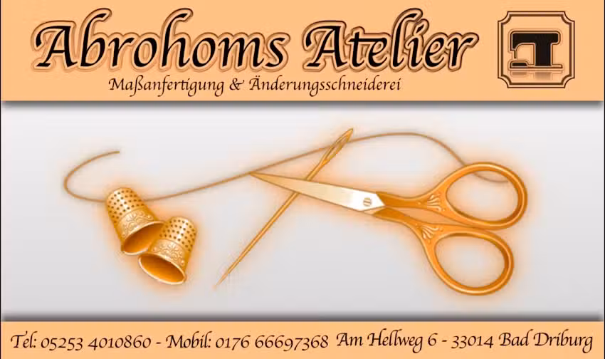 Abrohoms Atelier &Auml;nderungsschneiderei
