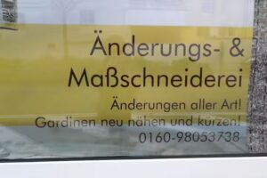 &Auml;nderungs & Ma&szlig;schneiderei