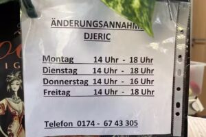 &Auml;nderungs &ndash; Schneiderei Djeric