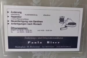 &Auml;nderungs- und Dekorationsn&auml;herei