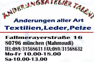 Änderungsatelier Talent – Schneiderei