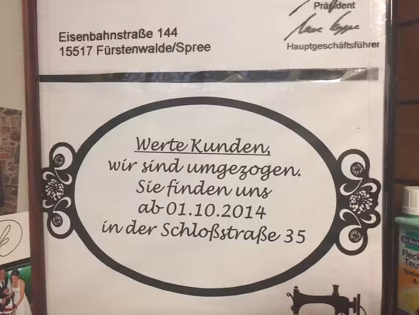 &Auml;nderungschneiderei Nguyen Thi Lien