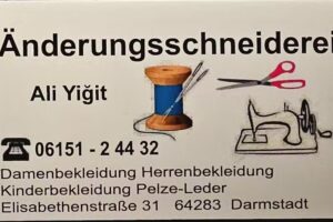 &Auml;nderungsschneiderei Ali Yiğit