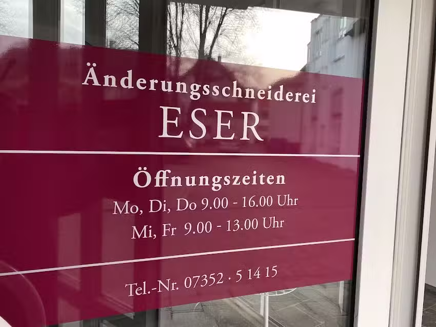 &Auml;nderungsschneiderei Eser