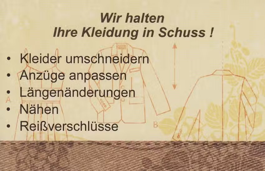 &Auml;nderungsschneiderei Fischer