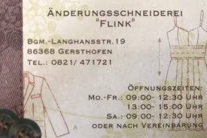 &Auml;nderungsschneiderei Flink