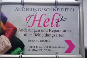 &Auml;nderungsschneiderei Heli