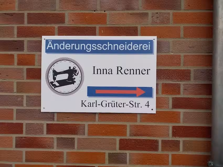 &Auml;nderungsschneiderei Inna Renner
