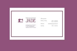 &Auml;nderungsschneiderei Jade