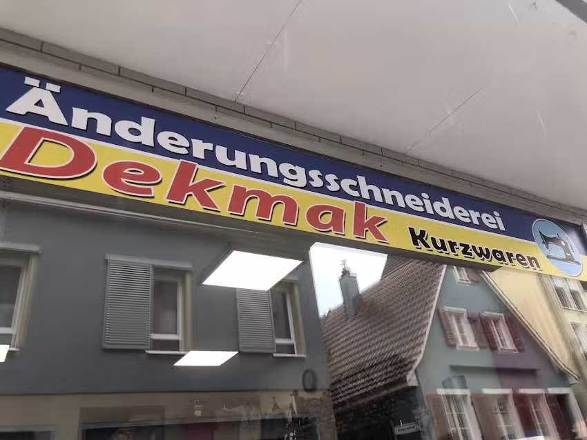 &Auml;nderungsschneiderei Kurzwaren Dekmak