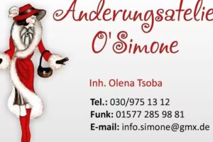 Änderungsschneiderei Modeatelier O Simone
