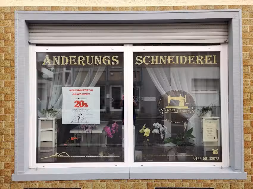 &Auml;nderungsschneiderei &bdquo;Nadel&Faden&ldquo;