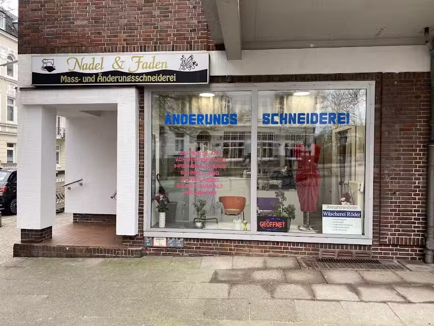 &Auml;nderungsschneiderei Nadel und Faden