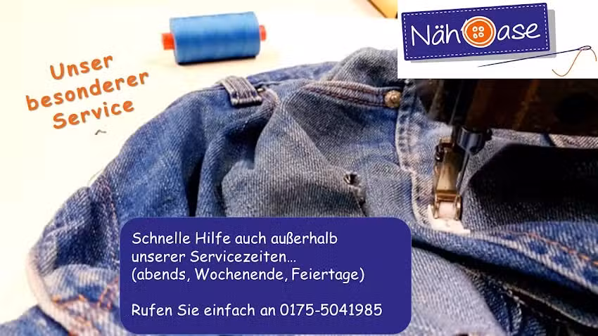 &Auml;nderungsschneiderei &ndash; N&auml;hOase