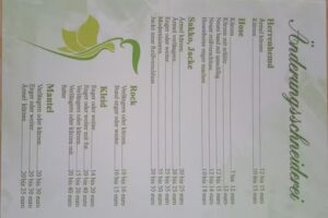 &Auml;nderungsschneiderei Panahi