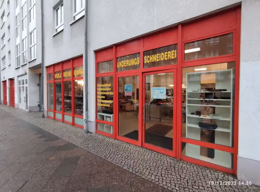 &Auml;nderungsschneiderei, Schl&uuml;sseldienst, Schuhreparatur