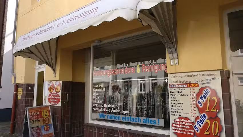 &Auml;nderungsschneiderei und Reinigung