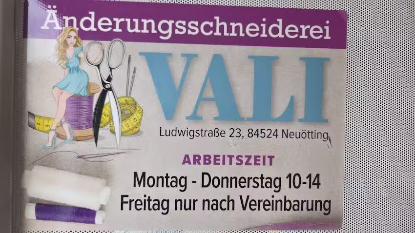 &Auml;nderungsschneiderei Vali