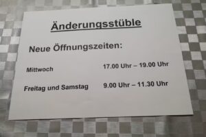 &Auml;nderungsst&uuml;ble