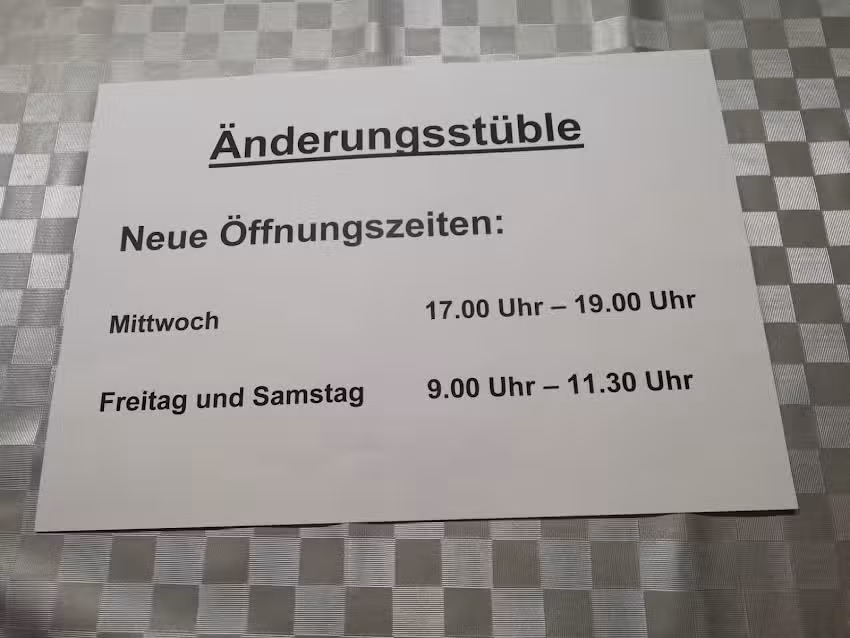 &Auml;nderungsst&uuml;ble