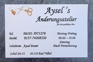 Aysel&rsquo;s &Auml;nderungsatelier