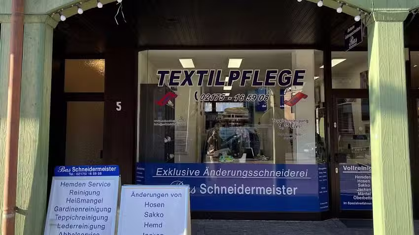 Bas Textilpflege & &Auml;nderungsschneiderei aus Leichlingen