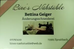 Bine&rsquo;s N&auml;hst&uuml;ble