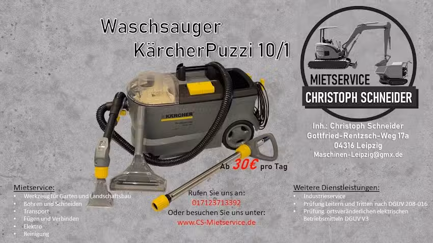 Christoph Schneider Werkzeug- und Maschinenvermietung