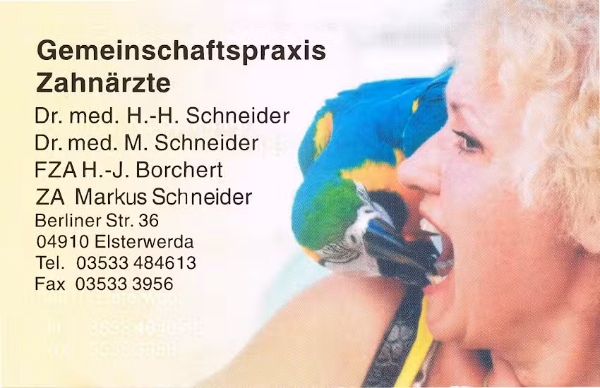 Dr. med. Hans-Hartmut Schneider Zahnarzt