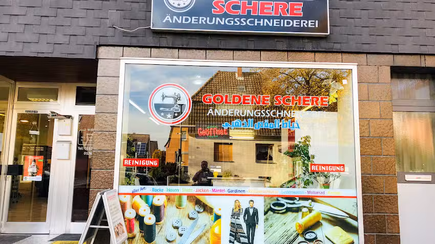 Golden Schere, &Auml;nderungsschneiderei