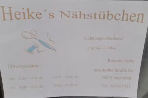 Heikes N&auml;hst&uuml;bchen