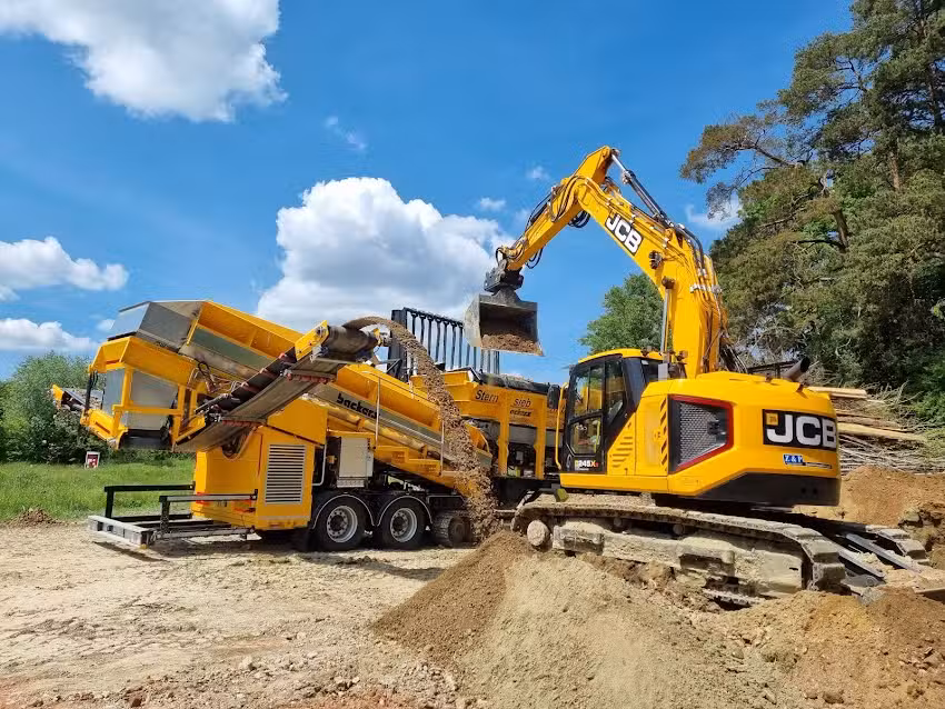 Helmut Schneider Transporte, Bagger