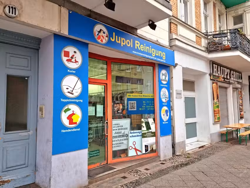 Jupol Vollreinigung W&auml;scherei Schneiderei Sch&ouml;neberg