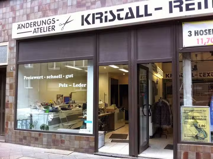 Kristall Reinigung & &Auml;nderung Schneiderei