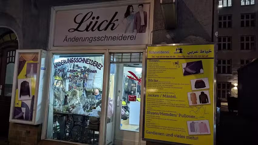 L&uuml;ck &ndash; Reinigung und &Auml;nderungsschneiderei
