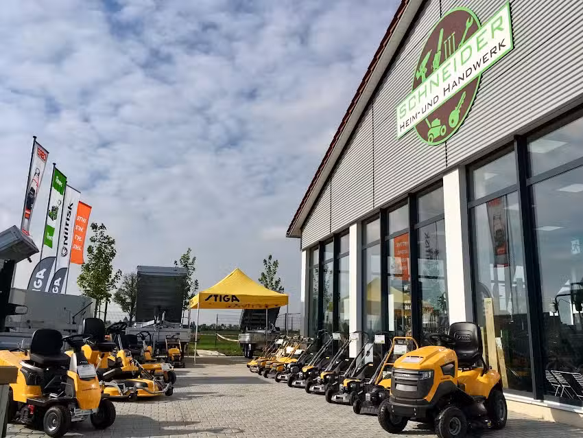 M. Schneider Autoanh&auml;nger &ndash; Grillfachmarkt &ndash; Schlie&szlig;technik &ndash; Gartenger&auml;te &ndash; Werkstatt