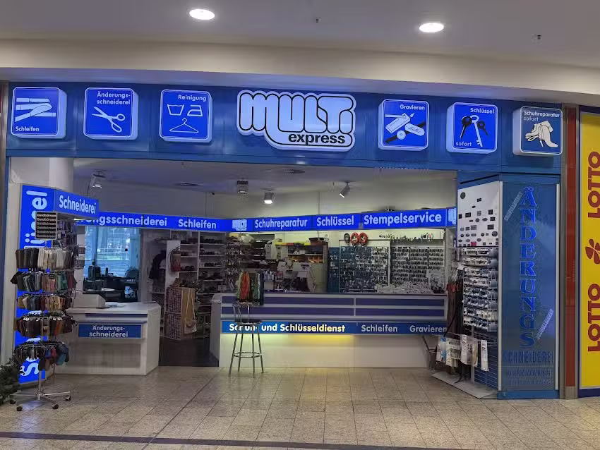 Multi Express &Auml;nderungsschneiderei, Schl&uuml;sseldienst und Schuster