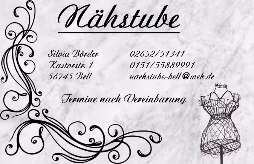 N&auml;hstube Silvia B&ouml;rder