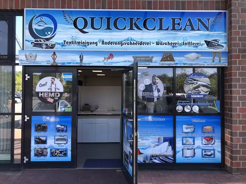 QUICKCLEAN Textilreinigung, &Auml;nderungsschneiderei und W&auml;scherei by Famila
