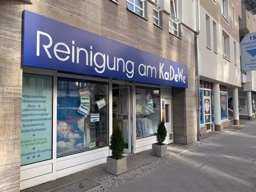 Reinigung am KaDeWe