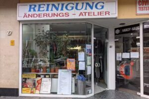 Reinigung Änderungsatelier