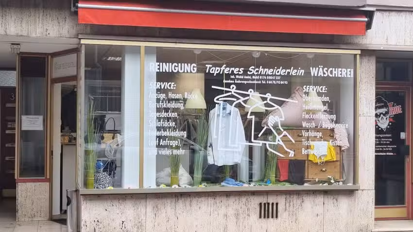 REINIGUNG Tapferes Schneiderlein W&Auml;SCHEREI Amini