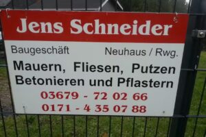 Schneider Jens Baugesch&auml;ft