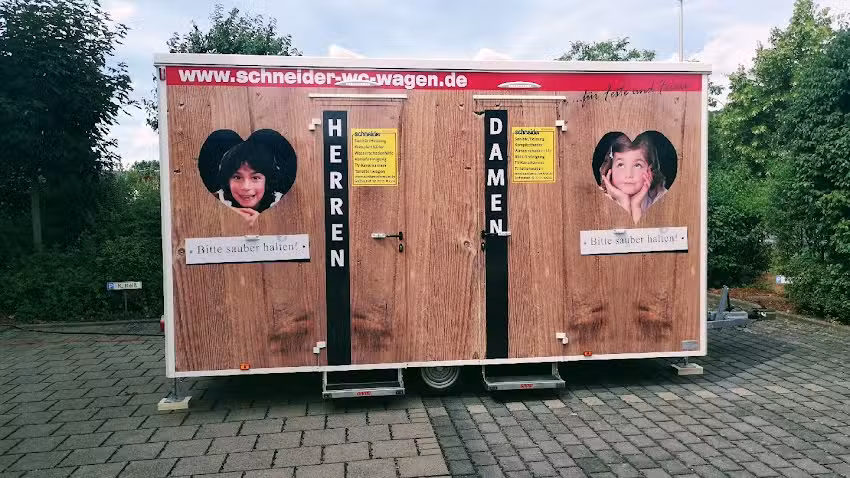 SCHNEIDER Toilettenwagen &ndash; WC Wagen &ndash; Gro&szlig;heubach