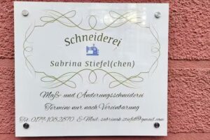 Schneiderei Sabrina Stiefel(chen)