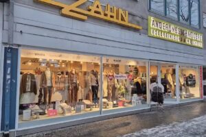 Schneiderei und Zahn Mode Erkann