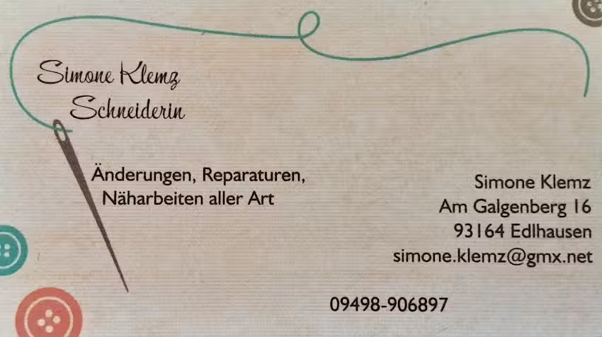 Simone Klemz Schneiderin