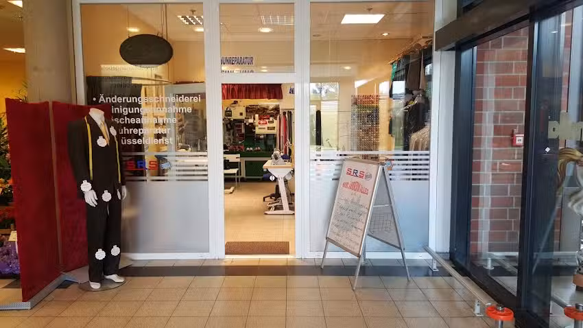 SRS &Auml;nderungsschneiderei Reinigung Schuhmacher- und Schl&uuml;sseldienst
