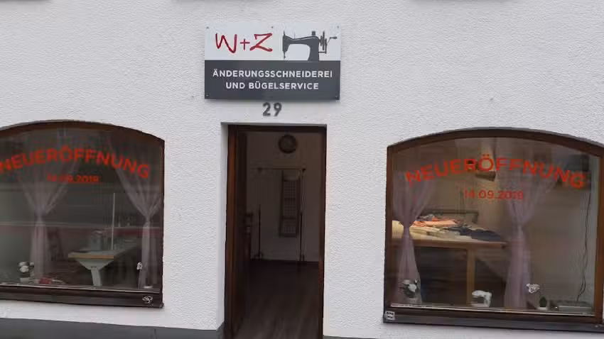 W&Z &Auml;nderungsschneiderei und B&uuml;gel Service