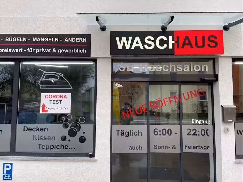 Waschsalon WASCHHAUS mit B&uuml;gelservice & &Auml;nderungsschneiderei
